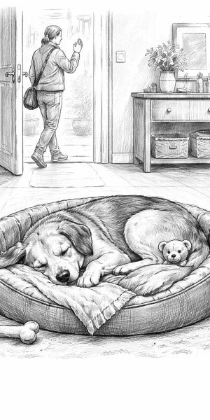 ChatGPT Hund schläft